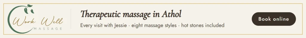 Work Well Massage: therapeutic massage in Athol, Idaho, with one therapist who knows you. Book a session.